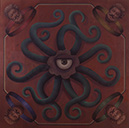 REPRESENTACI�N DE UN TRONO LLAMADO ELFUR oleo sobre tabla 190 x 190 cms